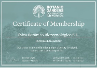 certificacion botanic gardens