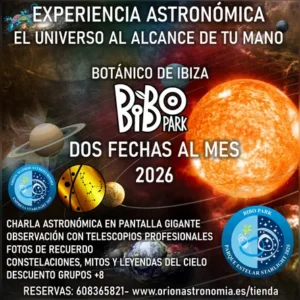 Experiencia Astronómica en Ibiza