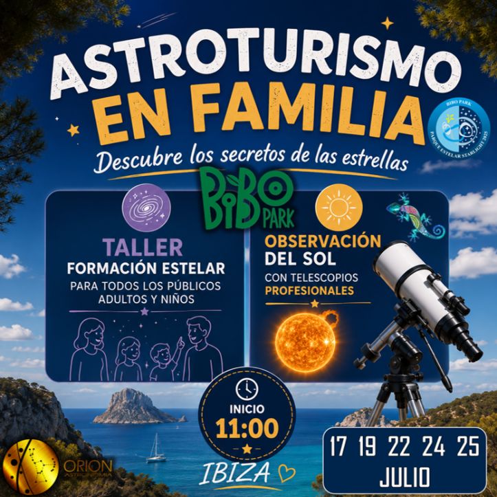 PACK ASTROTURISMO FAMILIAR IBIZA
